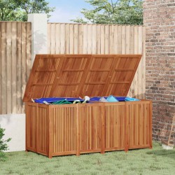Boîte de rangement de jardin 200x80x75 cm bois massif d'acacia  529753529753