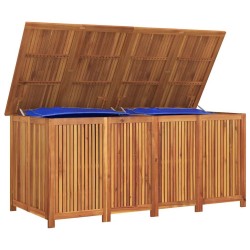 Boîte de rangement de jardin 200x80x75 cm bois massif d'acacia  529753529753