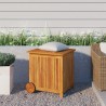 Boîte de rangement de jardin avec roues 60x50x58 cm Bois acacia  529760529760