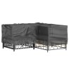 Housse de salon de jardin en forme de L 12 œillets 185x185x70cm 529806529806