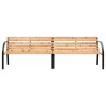 Banc double de jardin 225 cm Bois de sapin massif 529866529866