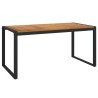 Table de jardin et pieds en forme de U 160x80x75 cm bois acacia 529870529870