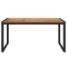 Table de jardin et pieds en forme de U 160x80x75 cm bois acacia 529870529870