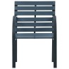Chaises de jardin lot de 2 sapin massif acier enduit de poudre 529871529871