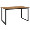 Table de jardin et pieds en forme de U 140x80x75 cm bois acacia 529872529872