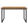 Table de jardin et pieds en forme de U 140x80x75 cm bois acacia 529872529872