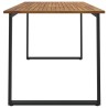Table de jardin et pieds en forme de U 140x80x75 cm bois acacia 529872529872