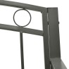Banc de jardin avec table Gris 120 cm Acier 529877529877