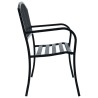Banc de jardin Noir 120 cm Acier 529881529881