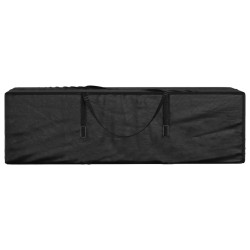 Sac de rangement pour coussins de jardin noir 135x40x55 cm PE 529883529883