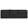 Sac de rangement pour coussins de jardin noir 135x40x55 cm PE 529883529883