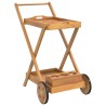 Chariot à thé 54x87x90 cm bois massif d'acacia 529889529889