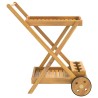 Chariot à thé 54x87x90 cm bois massif d'acacia 529889529889