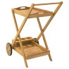 Chariot à thé 54x87x90 cm bois massif d'acacia 529889529889