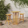 Table de bar 90x65x105 cm Bois de teck solide 529892529892