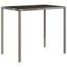 Salon de jardin 6 pcs avec coussins Gris Résine tressée 529903529903
