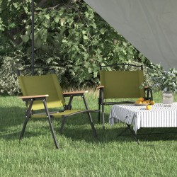 Chaises de camping lot de 2 Vert 54x43x59 cm Tissu Oxford 529905529905