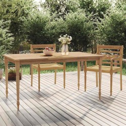 Table Batavia 150x90x75 cm Bois de teck solide 529910529910
