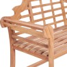 Banc de jardin 127x58,5x92,5 cm Bois massif de teck 529912529912