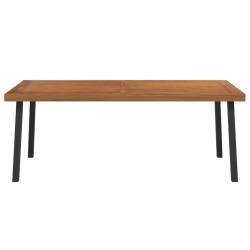 Table de jardin 200x100x75 cm bois d'acacia solide 529936529936