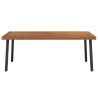 Table de jardin 200x100x75 cm bois d'acacia solide 529936529936