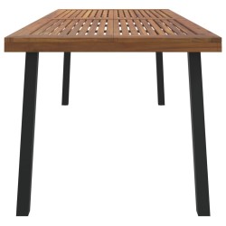 Table de jardin 200x100x75 cm bois d'acacia solide 529936529936
