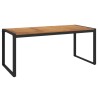 Table de jardin et pieds en forme de U 180x90x75 cm bois acacia 529940529940