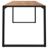 Table de jardin et pieds en forme de U 180x90x75 cm bois acacia 529940529940