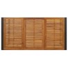 Table de jardin et pieds en forme de U 180x90x75 cm bois acacia 529940529940