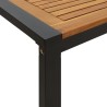 Table de jardin et pieds en forme de U 180x90x75 cm bois acacia 529940529940