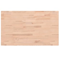 Dessus de table 100x60x4 cm rectangulaire bois massif de hêtre 529984529984