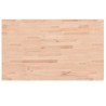 Dessus de table 100x60x4 cm rectangulaire bois massif de hêtre 529984529984