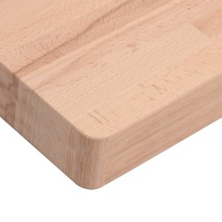Dessus de table 100x60x4 cm rectangulaire bois massif de hêtre 529984529984