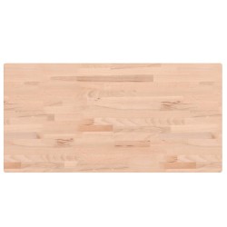 Dessus de table 100x50x4 cm rectangulaire bois massif de hêtre 529986529986