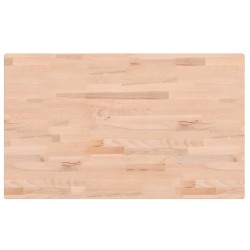 Dessus de table 100x60x2,5cm rectangulaire bois massif de hêtre 529987529987