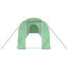 Serre avec cadre en acier vert 24 m² 12x2x2 m 529989529989
