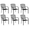Ensemble à manger de jardin 7 pcs anthracite acier 529990529990