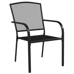 Ensemble à manger de jardin 7 pcs anthracite acier 529990529990