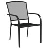 Ensemble à manger de jardin 7 pcs anthracite acier 529990529990