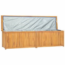 Boîte de jardin 200x50x55 cm Bois massif de teck 529996529996