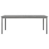 Table de jardin Gris 200x100x75 cm Bois d'acacia solide 530000530000