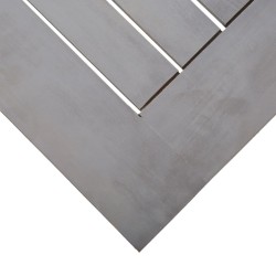 Table de jardin Gris 200x100x75 cm Bois d'acacia solide 530000530000