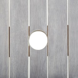Table de jardin Gris 200x100x75 cm Bois d'acacia solide 530000530000