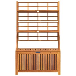 Boîte de rangement avec treillis 99x50x160 cm Acacia massif 530037530037