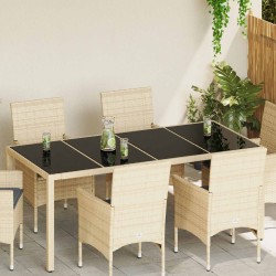 Plateau de table 4 pcs Noir verre trempé 530048530048