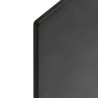 Plateau de table 4 pcs Noir verre trempé 530048530048