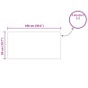 Plateau de table 4 pcs Noir verre trempé 530048530048