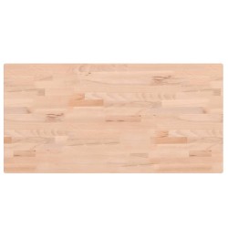 Dessus de table 100x50x2,5cm rectangulaire bois massif de hêtre 530049530049