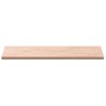 Dessus de table 100x50x2,5cm rectangulaire bois massif de hêtre 530049530049