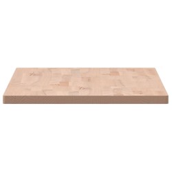 Dessus de table 100x50x2,5cm rectangulaire bois massif de hêtre 530049530049